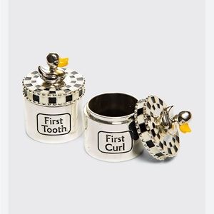 New in box McKenzie-Childs Baby’s First tooth and curl